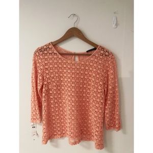 Spring peach blouse